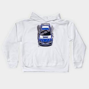 Blue Subie Kids Hoodie